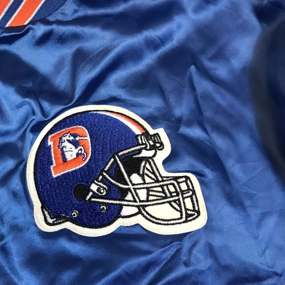 Vintage 1991 Locker Line XXL Denver Broncos Starter Style Spellout Jacket - Picture 13 of 16